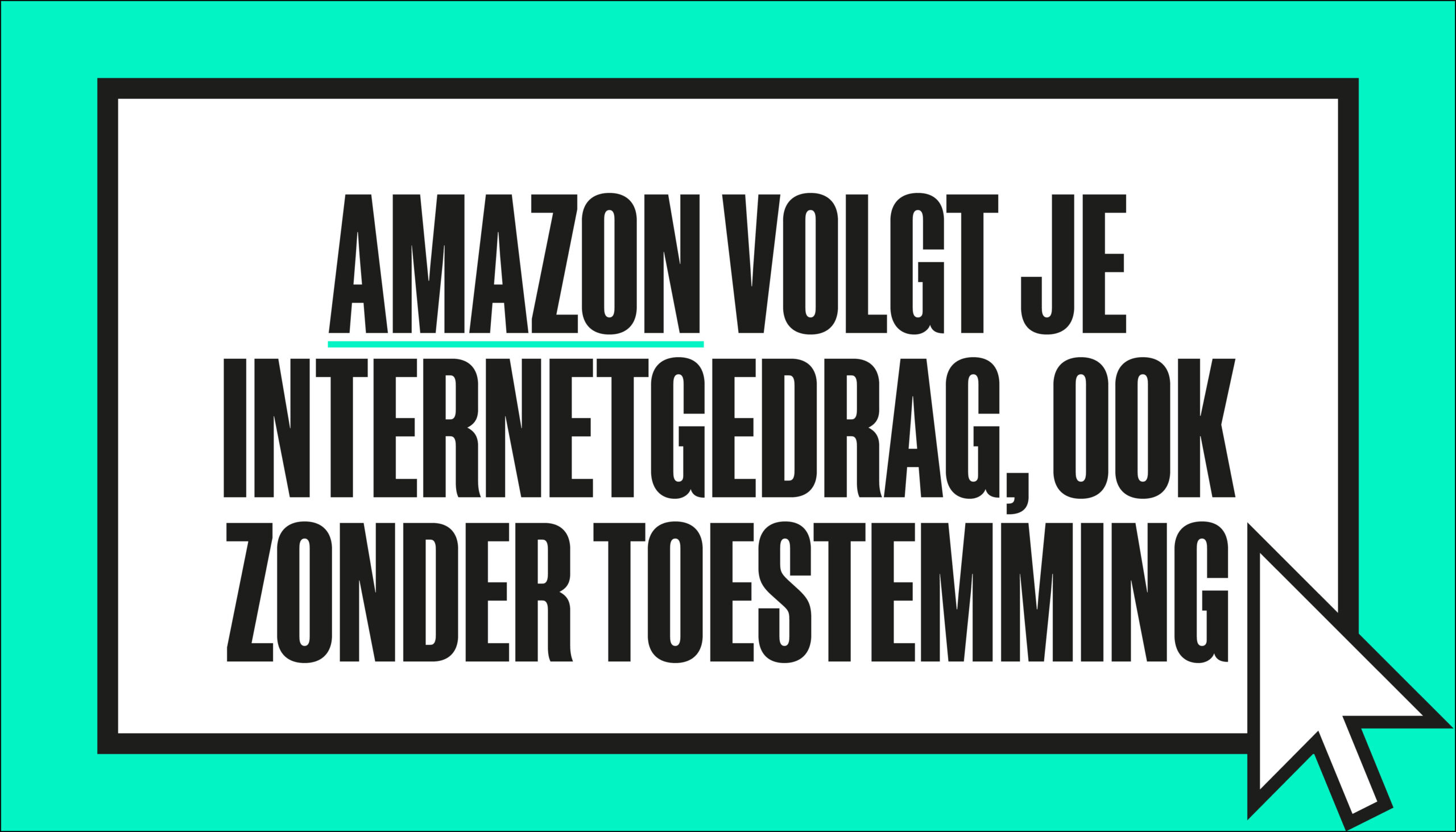 Amazon volgt je internetgedrag, ook zonder toestemming